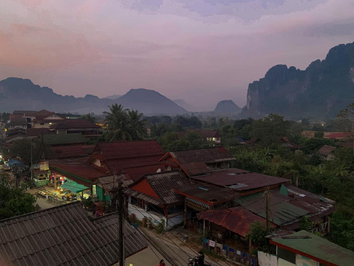 Bountang vangvieng hotel Vang Vieng Buitenkant foto