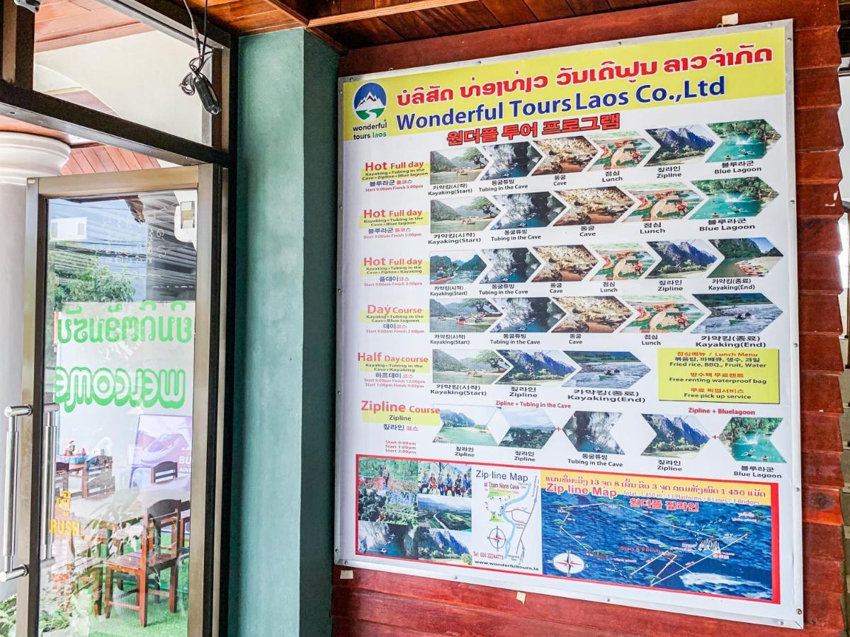 Bountang vangvieng hotel Vang Vieng Buitenkant foto