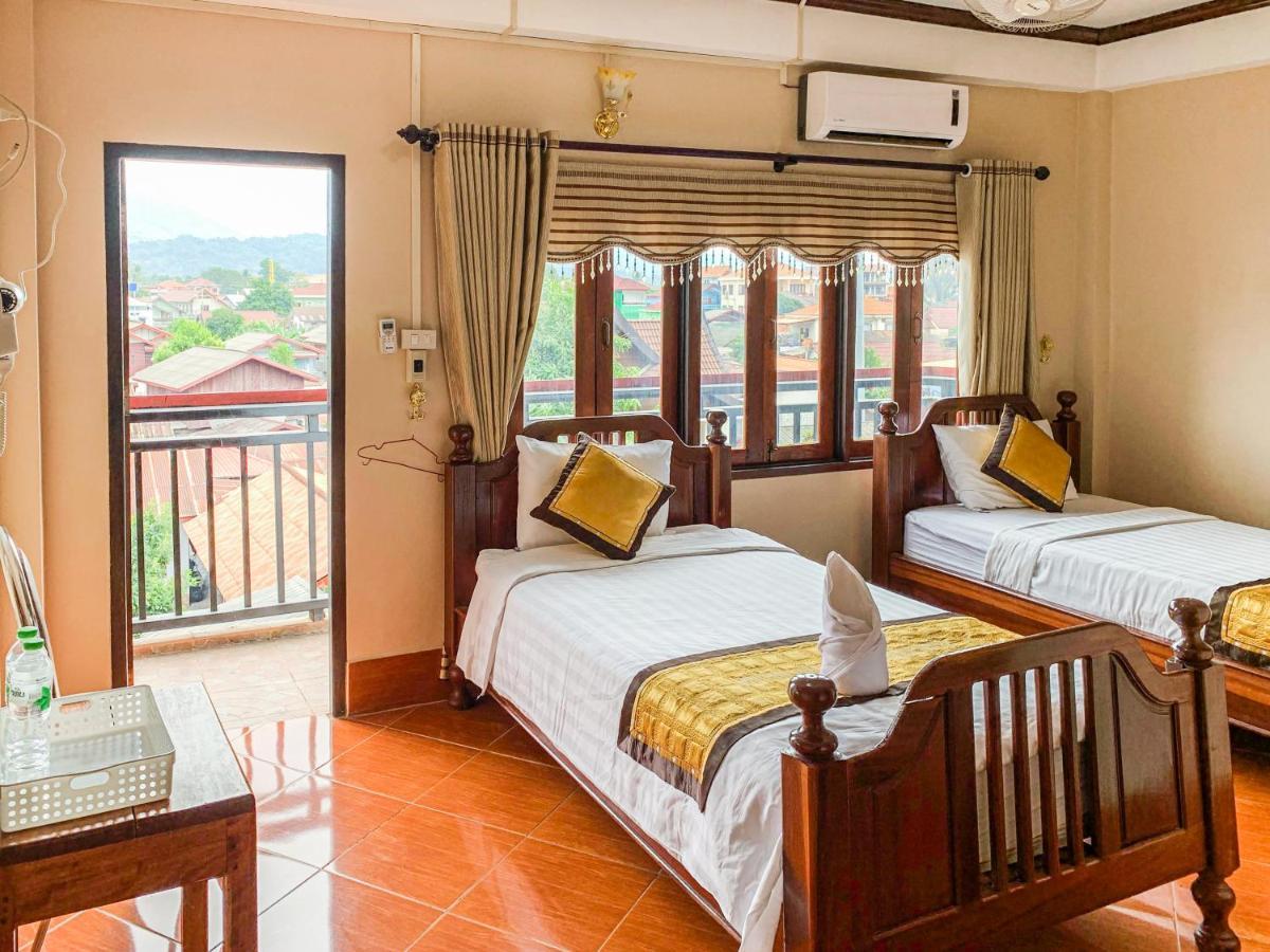Bountang vangvieng hotel Vang Vieng Buitenkant foto