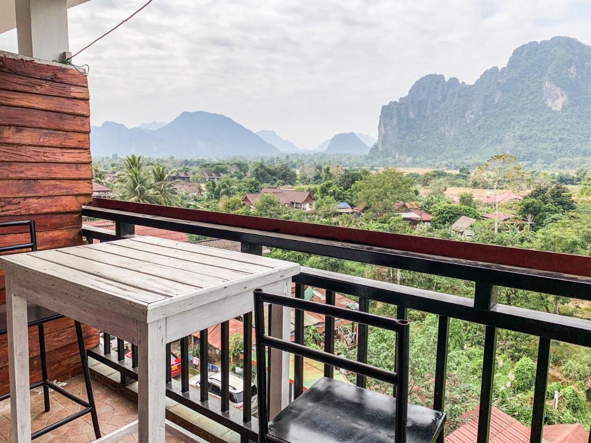 Bountang vangvieng hotel Vang Vieng Buitenkant foto