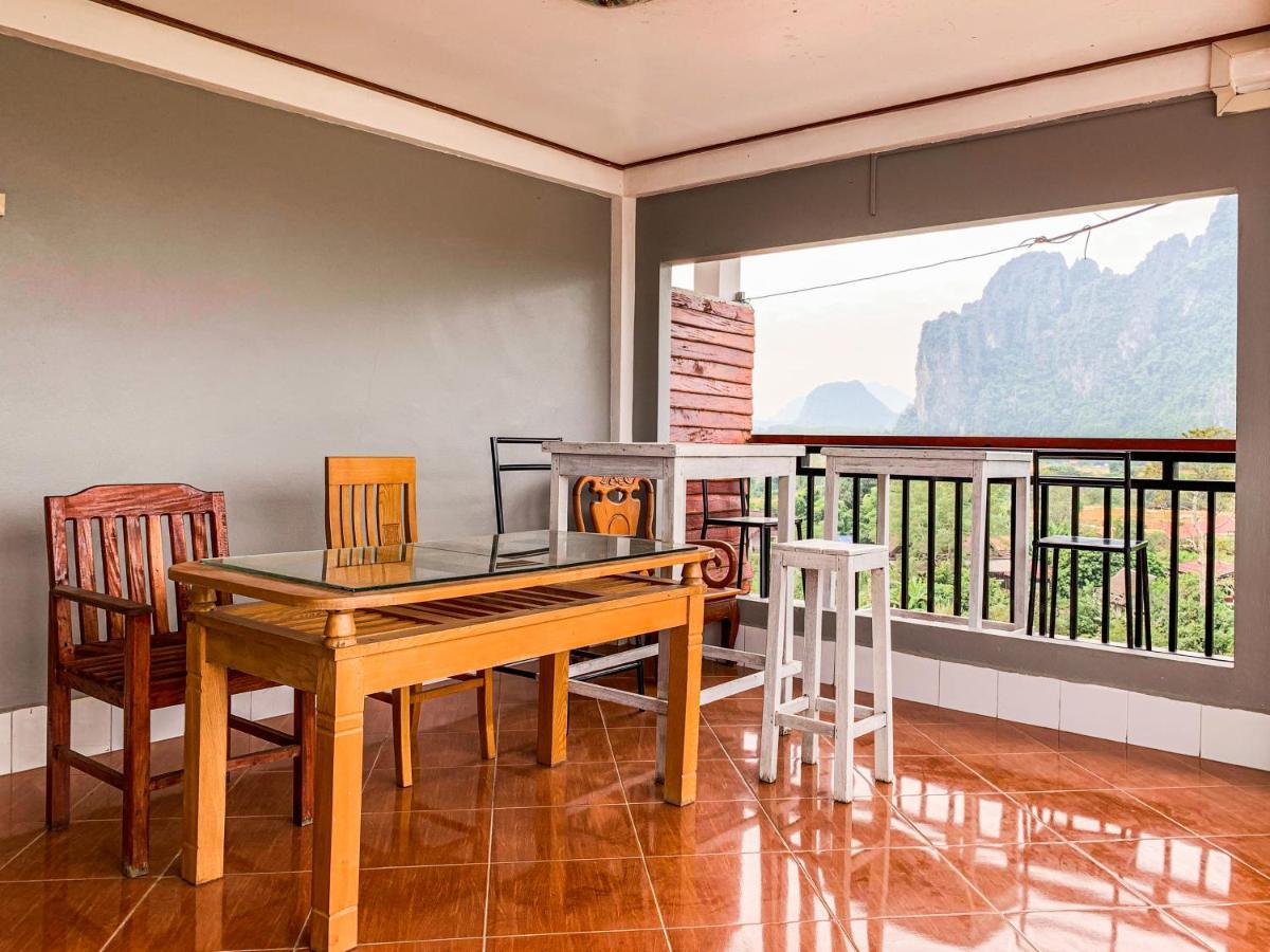 Bountang vangvieng hotel Vang Vieng Buitenkant foto