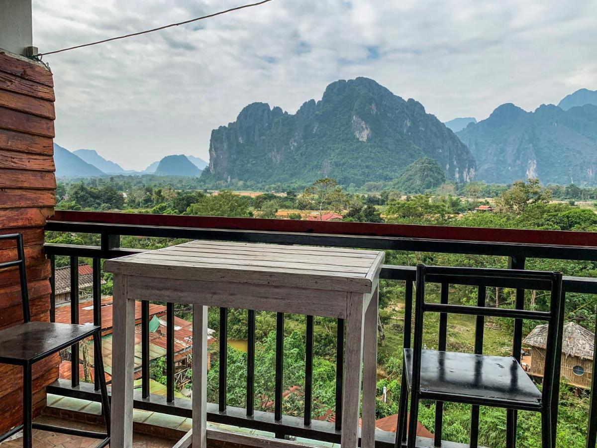 Bountang vangvieng hotel Vang Vieng Buitenkant foto